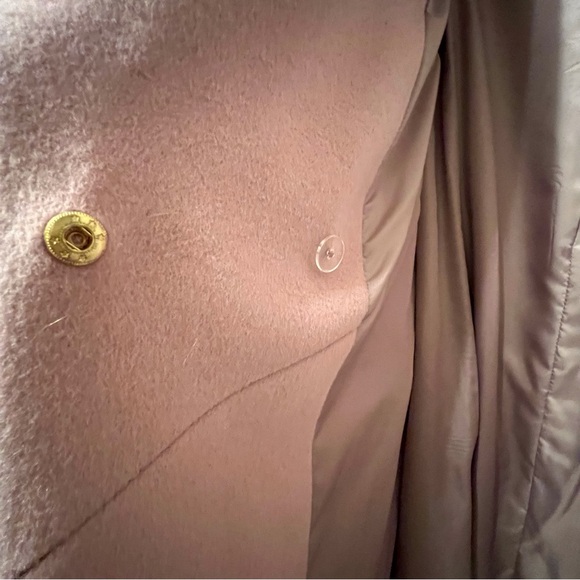 **SALE** COLE HAAN SIGNATURE PINK/BLUSH Slick Wool Blend Wrap Coat. 3X - Picture 11 of 14